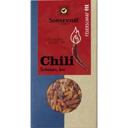 Chili feuerscharf Schoten ganz, bio