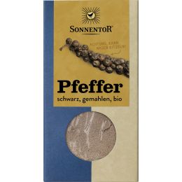 Pfeffer schwarz, gemahlen, bio