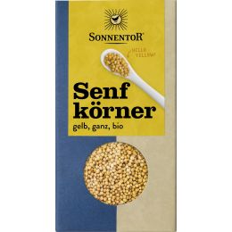 Senfkörner gelb ganz, Packung bio