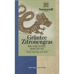 Grüntee-Zitronengras, Doppelkammerbeutel bio