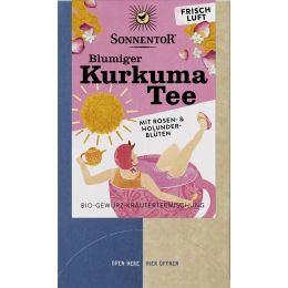 Blumiger Kurkuma Tee bio