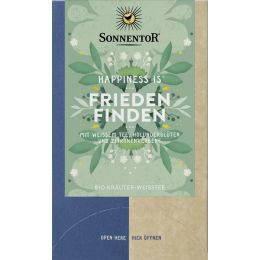 Frieden finden Tee Happiness is®, Doppelkammerbeutel bio