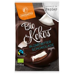 Bio Kokos in Zartbitter-Schokolade