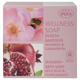 Wellness Soap Wildrose & Granatapfel