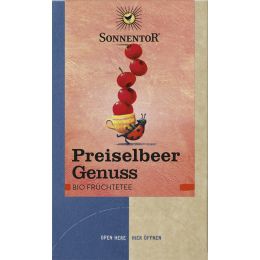 Preiselbeer Genuss Früchtetee, Doppelkammerbeutel bio