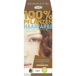 Pflanzen-Haarfarbe nussbraun
