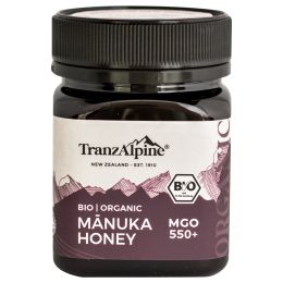 TranzAlpine Bio-Manukahonig MGO 550+