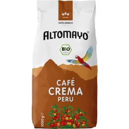 ALTOMAYO Café Crema, ganze Bohnen bio 1000 g