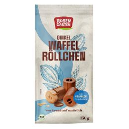 Dinkel-Waffelröllchen Vollmilch bio