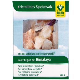 Kristallines Speisesalz Brocken