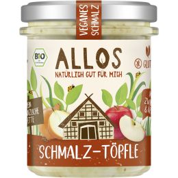 Schmalz-Töpfle mit Zwiebeln und Äpfeln bio 150 g