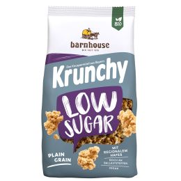 Krunchy Low Sugar Plain Grain 375g bio