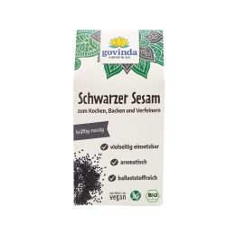 Schwarzer Sesam zum Kochen, Backen und Verfeinern bio