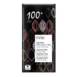 Edel Bitter 100% Cacao + Nibs, Santo Domingo bio