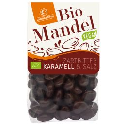 Bio Mandeln in Zartbitter-Schokolade mit Salz-Karamell