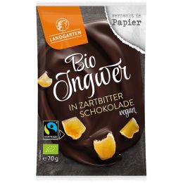 Bio Ingwer in Zartbitter-Schokolade