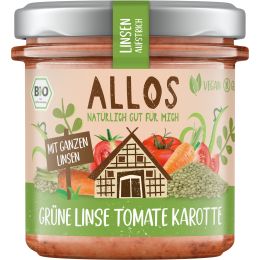 Linsen Aufstrich Grüne Linse Tomate Karotte bio