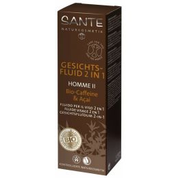 Homme II Gesichtsfluid 2in1 Bio-Caffeine & Açai