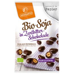 Bio Soja in Zartbitter-Schokolade 50g