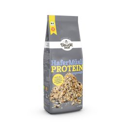 Hafer Müsli Protein ungesüßt, glutenfrei bio