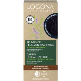 Pflanzen-Haarfarbe Pulver Indigoschwarz