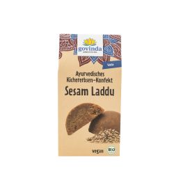 Ayurvedisches Kichererbsenkonfekt Laddu Sesam bio