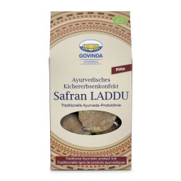 Ayurvedisches Kichererbsenkonfekt Laddu Safran bio