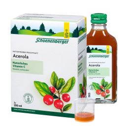 Acerola, Naturtrüber Fruchtsaft bio 600 ml