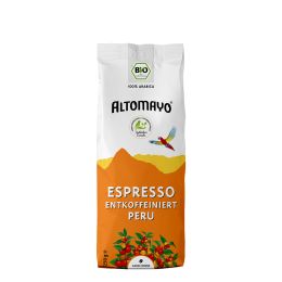  ALTOMAYO Espresso entkoffeiniert, ganze Bohnen bio 250 g