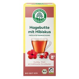 Hagebutte mit Hibiskus Früchtetee bio