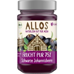 Frucht Pur 75%  Schwarze Johannisbeere bio