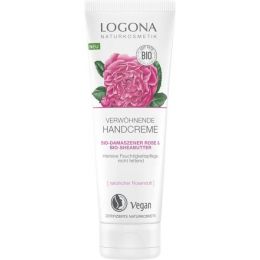 Verwöhnende Handcreme Bio-Damaszener Rose & Bio-Sheabutter